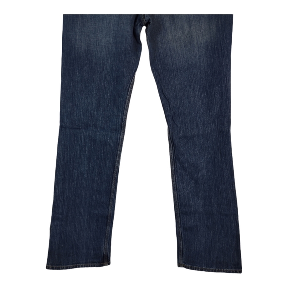 Maurices KELLI STRAIGHT Jeans Size 9/10 Long Stretch Denim Inseam 33 Dark Wash - Picture 4 of 12